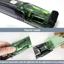 Steel Habbits™ No‑Mess Vacuum Beard Trimmer